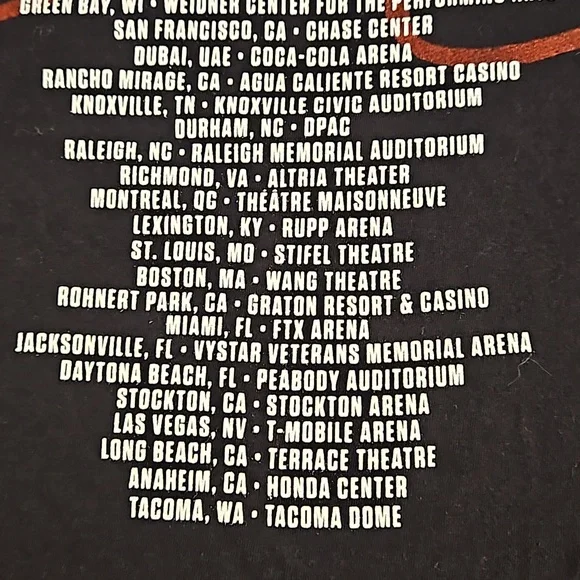 JO KOY 'Funny is Funny' World Tour 2022 short sleeve graphic concert tour tee XL - Picture 7 of 8